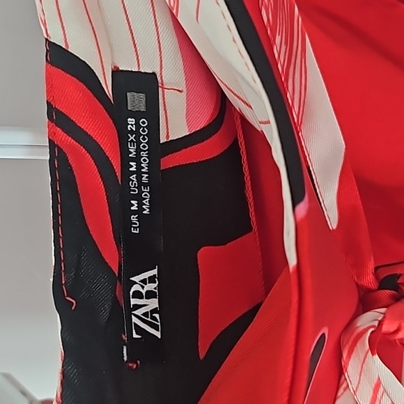 Zara M, belted, wrap skirt. So pretty, colorful, and lightweight. - Picture 3 of 4